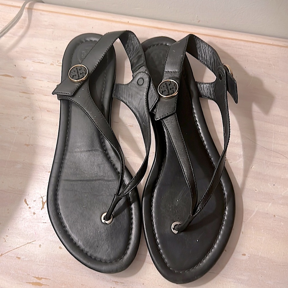Genuine leather Tory Burch thong sandal